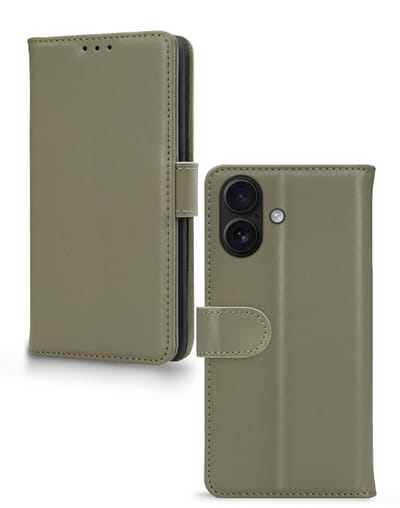 Mobilize Premium Gelly Wallet Book Case - Geschikt voor Apple iPhone 17 - Green