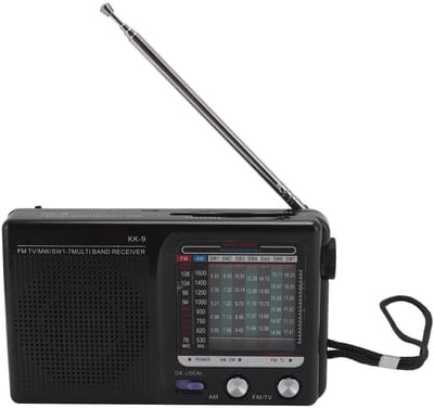 By shayne - Draagbare Radio - FM SW Radio - Digitale Kortegolfradio - Mini-Transistor - MP3-Speler - Perfect voor Kamperen - Compact Formaat
