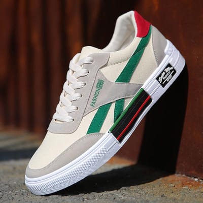 Zomer Mode Heren Sneakers Ademende Casual Schoenen voor Man Platte Casual Sneakers Heren Nieuwe Gevulkaniseerde Schoenen 39 gray