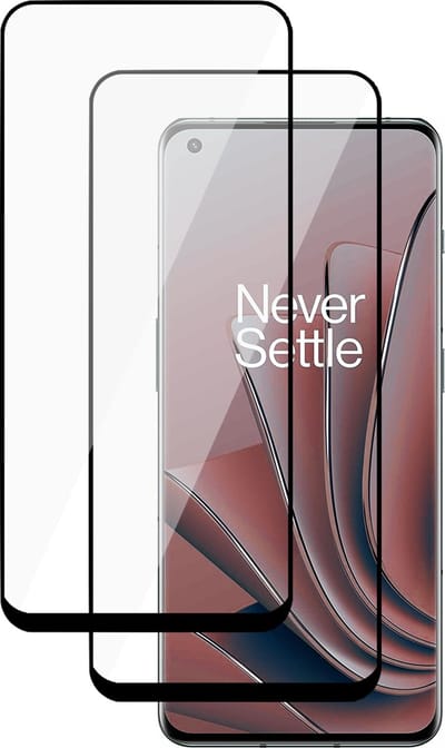 Screenprotector geschikt voor OnePlus 10 Pro - Tempered Glass Full Screen Protector - 2 Stuks