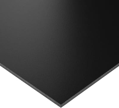 HPL Plaat - Gevelplaat Balkonplaat - Buitenbekleding - Weerbestendig Krasvast - 100x20cm 6mm - Zwart Ral9005