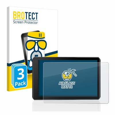 BROTECT - Screenprotector voor Garmin zumo XT2 - Folie Beschermfolie Beschermglas matte 3 Stuks