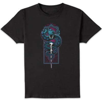 Harry Potter Nagini Neon t-shirt - Zwart - 4XL
