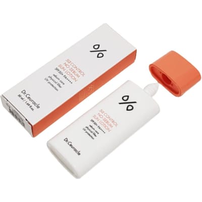 Dr. Ceuracle Control No Sebum Zonnelotion 50ml SPF50+ PA++++ / Niet-Nano Minerale Zonnebrandcrème voor Vette Uitgedroogde Huid
