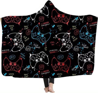 Bovista Hoodie Deken Met Mouwen - Onesie - Plaid - Fleece Blanket - Knuffeldeken - Dames - Heren - Volwassenen - Gaming