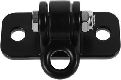 Hangstoel Ophanghaak - Schommelbeugel - Veilig Ophangen - Roestvrij Staal - 4.5 x 10 cm - Zwart