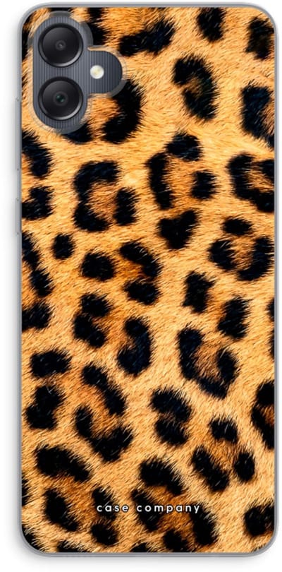 Case Company® - Hoesje geschikt voor Samsung Galaxy A05 hoesje - Luipaard - Soft Cover Telefoonhoesje - Bescherming aan alle Kanten en Schermrand