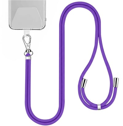 Jaym, Universeel Nekkoord 150cm - Nylon met Universele Bevestiging, Paars