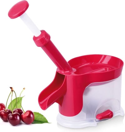 Kersenontpitter met Zuignap 20x12x27 cm - Kersen - Cherry Of Olijf Ontpitter - Stoner