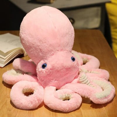 30 -90cm Super Mooie Simulatie Octopus Pluche Knuffel Zacht Schattig Dier Pop Slaap Kussen Woonaccessoires Kinderen Kind Geschenken 20cm roze