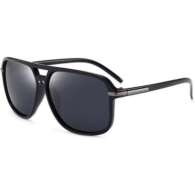 Nieuwe Grote Frame Vierkante Zonnebril heren Buiten Rijden Zonnebril heren Visserij Bescherming Oogwear UV400 Oculos De Sol As shown in the figu