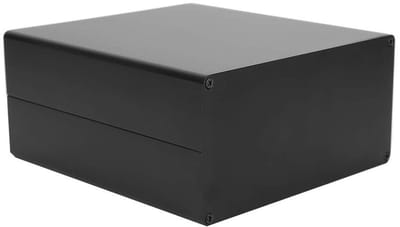Aluminium Projectdoos voor Elektronische Toepassingen, Doos voor Elektrische Verbindingen, DIY Behuizing met Warmteafvoer voor PCB en Split Enclosure