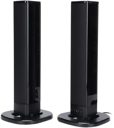 Allecto - Home Theatre Vloerstaande Luidspreker - Draadloze Bluetooth Soundbar - Oplaadbaar - LED-indicator - Geschikt voor TV en Computer - BS-36