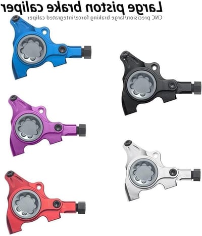 Fiets Remklauw - Hydraulische Rem - Fietsen Onderhoud - 2-zuiger Ontwerp - One Size - Zilver