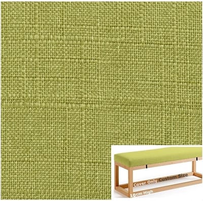Zitkussenhoes Op Maat - Vervangend Kussen - Buitenmeubels Verfraaien - Afneembaar Met Rits - 90x45 cm - Groen