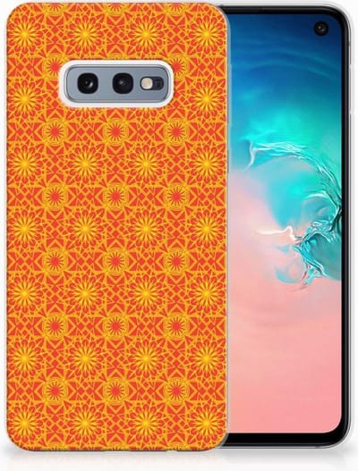 Samsung Galaxy S10e TPU bumper Batik Oranje