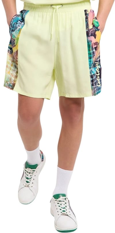 Carlo Colucci Heren Korte Broek Geel C3610/491