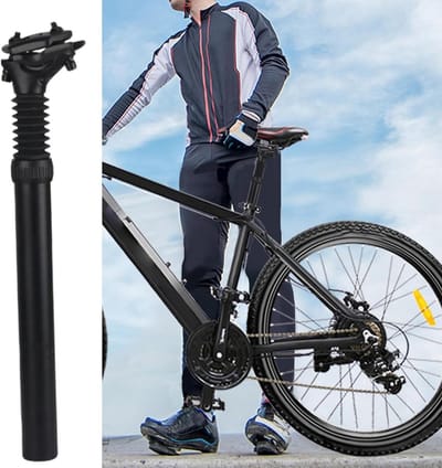 Verende Zadelpen - Fiets Schokdemper - Comfortabel Fietsen - Aluminiumlegering Frame - 27.2 30.9 31.6 mm - Meerkleurig