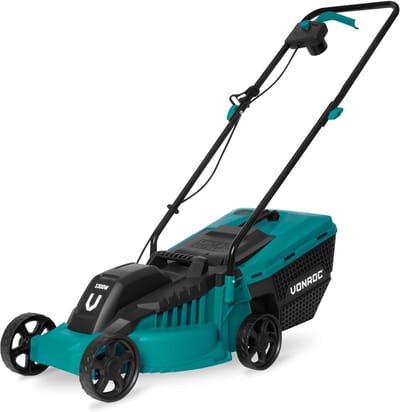 Elektrische Grasmaaier 1300W - Compact en Lichtgewicht - Ideaal voor Kleine Tuinen - Inclusief Grasopvangbak