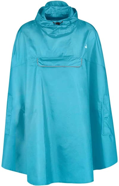 BJØRNSON Haps Regenponcho Fiets Dames & Heren - Fietsponcho - Aqua blauw