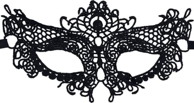 Miresa – Maskerade – Bal Masker Voor Ogen, Gezicht – Gala - Zwart – Kant - MM001