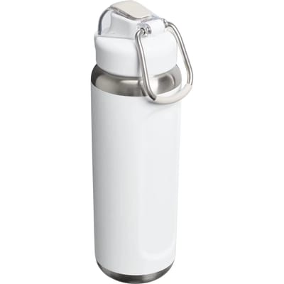 Stanley Twist Flip 2.0 Waterfles met draaidop met springveer 0.47L - 10 Uur Koud - 2 Dagen Koud Met IJs - Roestvrijstalen Drinkfles - BPA Vrij - Lekvrij - Vaatwasserbestendig - Black