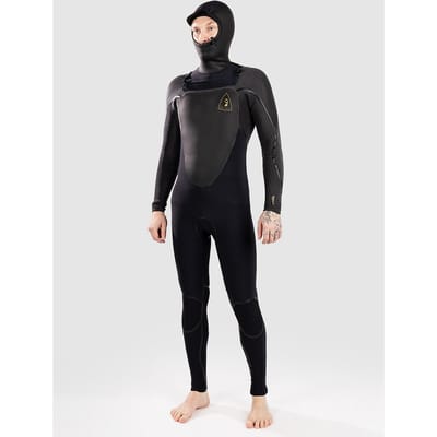 O'Neill Mutant Legend 5/4 Chest Zip Hooded Wetsuit zwart