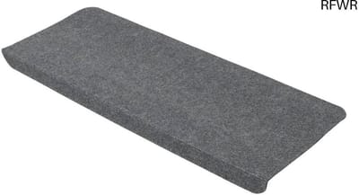 RFWR® Zelfklevende trapmatten set van 15 - 65x24,5 cm - Grijs - Antislip trappen