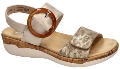 Remonte -Dames - goud - sandalen - maat 40