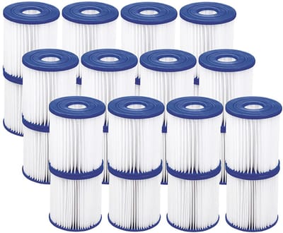 Bestway - Flowclear - Filtercartridge Type I - Volumebundel - Filter - 12-delig