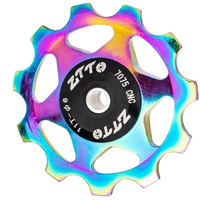 Fiets Jockeywiel Achterderailleur Katrol 11T Afgedicht Lager Aluminiumlegering Jockeywiel 11T veelkleurig