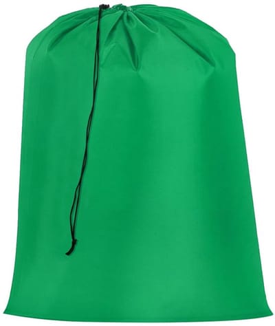 Zeynomax - Waszak - Extra grote waszak met trekkoord - Duurzaam en stevig - Groen