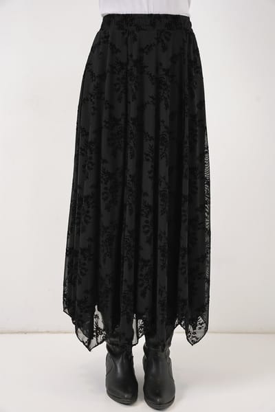 Hoge Taille Bloemen A-Lijn Maxi Rok