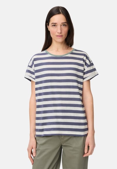 camel active T-Shirt van puur katoen - Maat - Oceaanblauwwomenswear-XXS