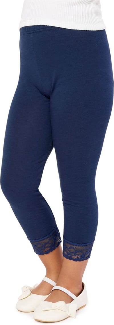 Merry Style MS-MS10-293-LE Meisjes Leggings - Sport - Vrijetijdsbroek - 3/4 Capri – Viscose - Sporbroek - Yogabroek - Marineblauw - 110