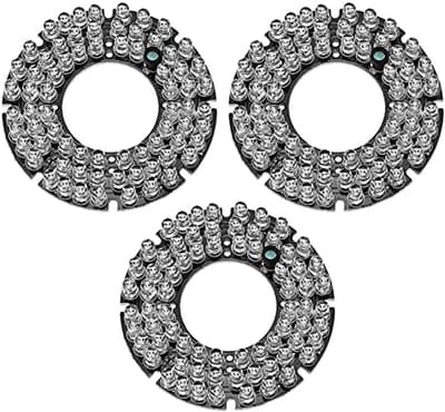 IR LED Board - Infrarood Verlichting - Nachtzicht Verbeteren - 72 LEDs 850nm - 76mm Diameter - Zwart