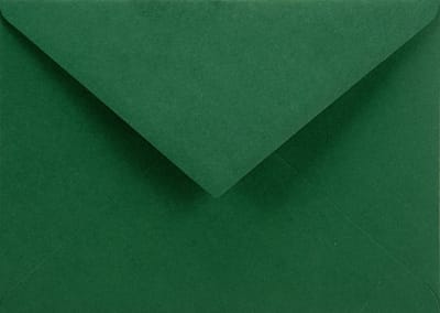 Gladde groene enveloppen C6 - 114 x 162 mm - A6 - 25 stuks - NK natgelijmde - 115 gram - Sirio Color - Netuno