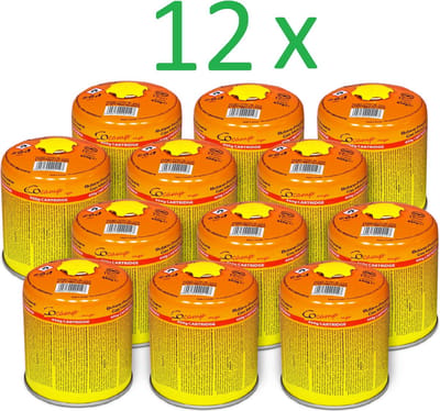 SMH LINE® Gas Cartouche - 12x 300g - Easy Clic - Gas Cartridge - Schroefventiel