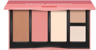 Never Without All In One Face Palettte 001 Light Skin 15.2 g – Face Palette, Multi-Functional, For Fair Skin Tones, Light Skin Tones, Suitable For Daily Makeup Routine
