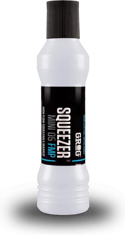 Grog Squeezer FMP Mini Verfstift - Schrijfbreedte 5 mm - Witte Permanente Stift - Bogotà White - Wit