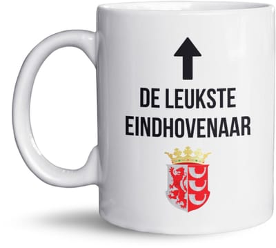 NietMokken.nl – De Leukste Eindhovenaar Mok – Brabantse Humor – Cadeau voor Eindhovenaren – Aan Beide Zijden Bedrukt – 325 ml
