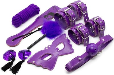 Nooitmeersaai - BDSM - Bondage set - Extreme - Sex Toys voor Koppels compleet 11-delig