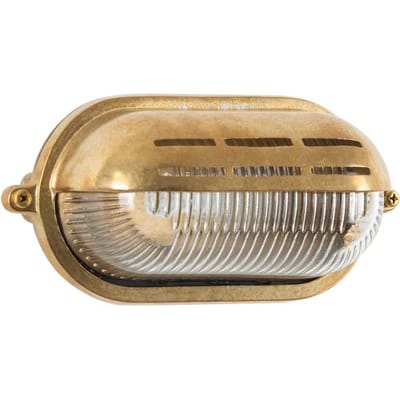 Gulf 2 scheepslamp - buitenlamp - brons - maritiem - ovaal