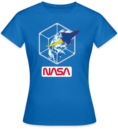 NASA-baan om de aarde T-Shirt Dames