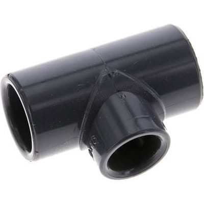 PVC Verloopstuk T-fitting Lijmmof 20 tot 16mm [5 stuks]
