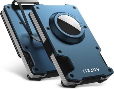 Slimme Minimalistische Creditcardhouder met Geldclip van Aluminium - RFID Bescherming, Compact en Duurzaam voor Mannen