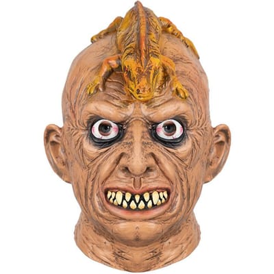 Horror Monster Latex Masker One size fits all adults beige