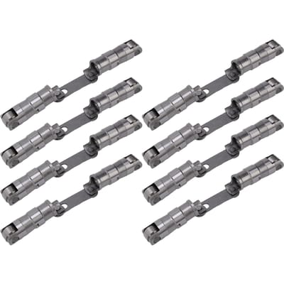 8 STuks Hydraulische Klepstoterset Alloy Steel Klepstoters met Link Bar Vervanging voor SBC 350 265 400 V8