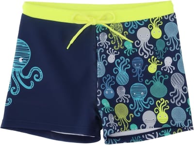 Jongens zwemshorts voor 3-12 jaar met voering, verstelbare taille en zomerse strandprint