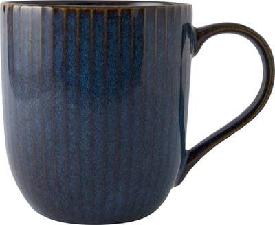 Dutch Rose Sapphire Mokken - Koffiemok - Theemok - Blauw - 41 cl.